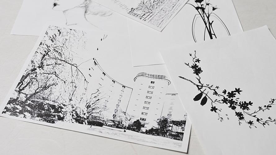 数種類のイラスト